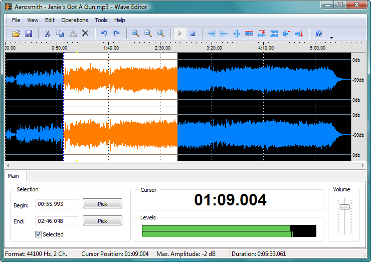 how to cut audio in vsdc video editor